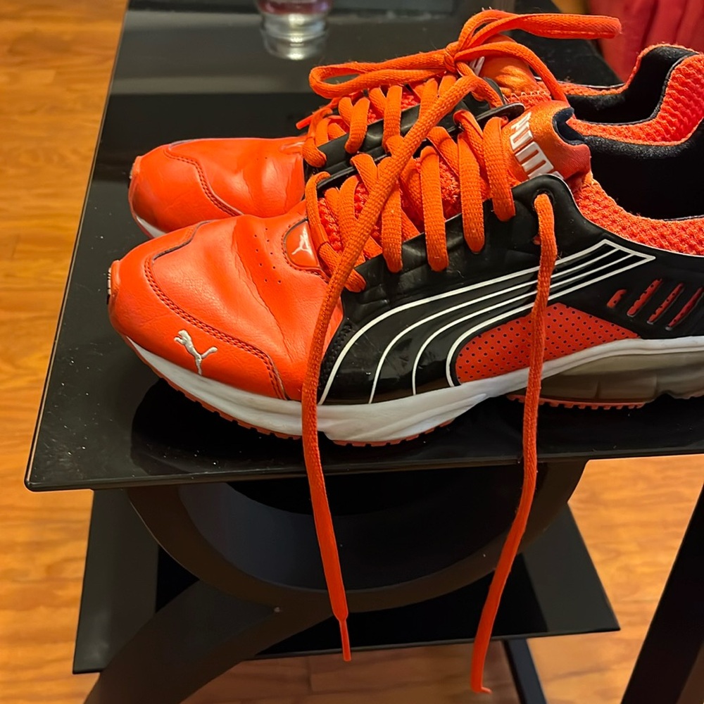 Puma black and orange